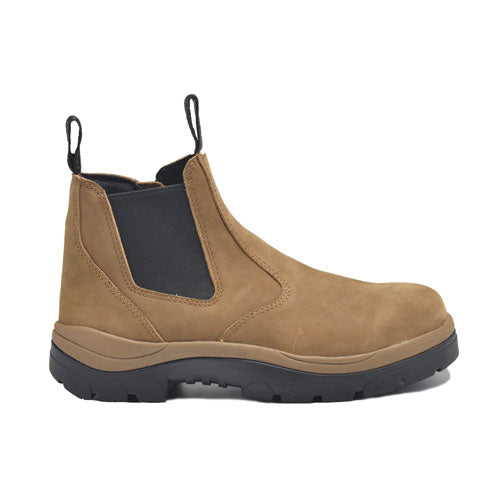 390TZN | Non Safety Taupe Side Elastic Boot + Zip