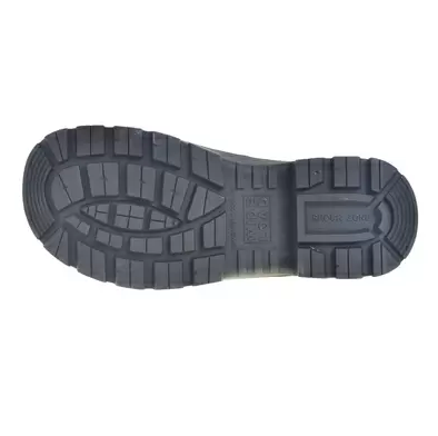 490BPO - Black Pull On Safety Boot - sole view